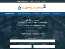 Tablet Screenshot of flahomesolutions.com